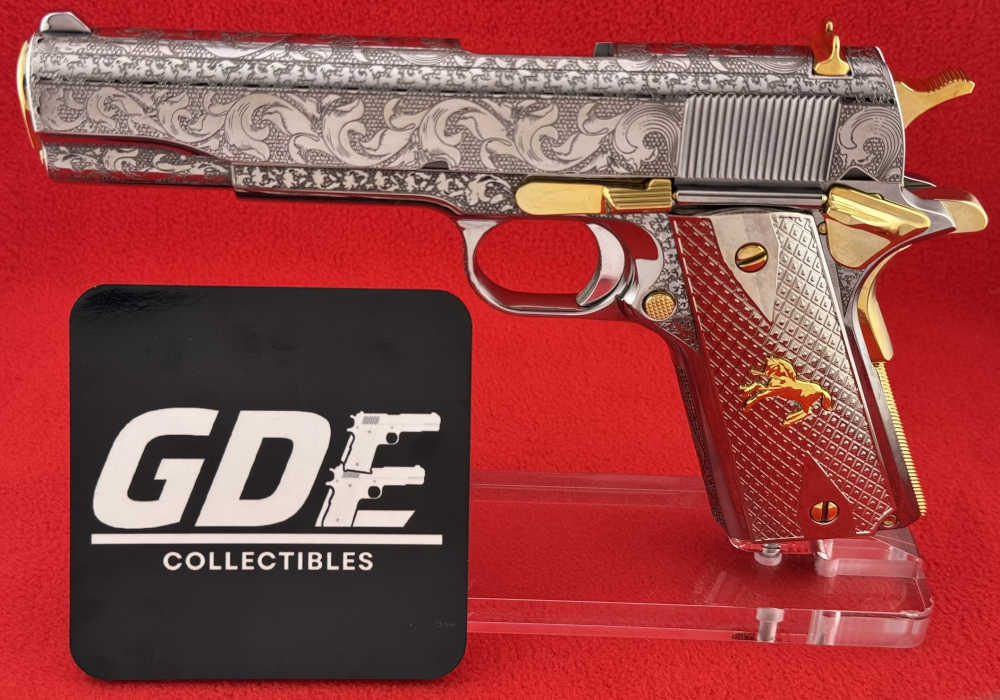 Colt 45acp-Engraved Scrolls w/24K Gold Highlights, designed By RP-img-2