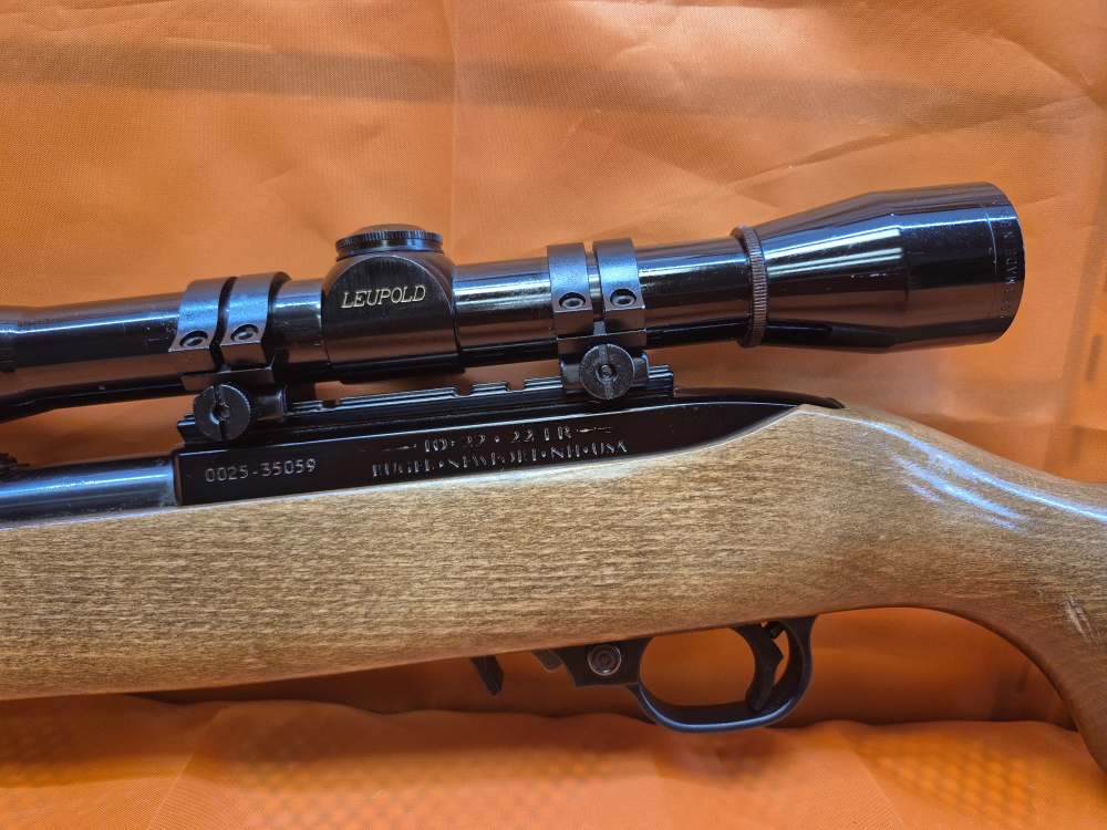 RUGER 10/22 22LR W/ LEUPOLD 4X SCOPE-img-4