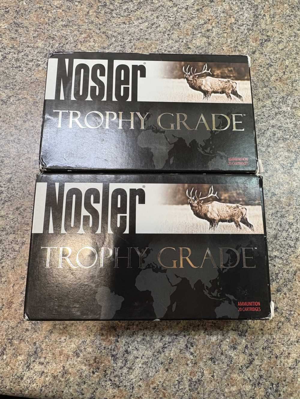 Thirty Four .338 Lapua Nosler Trophy Grade 300 Grain Accubond-img-1