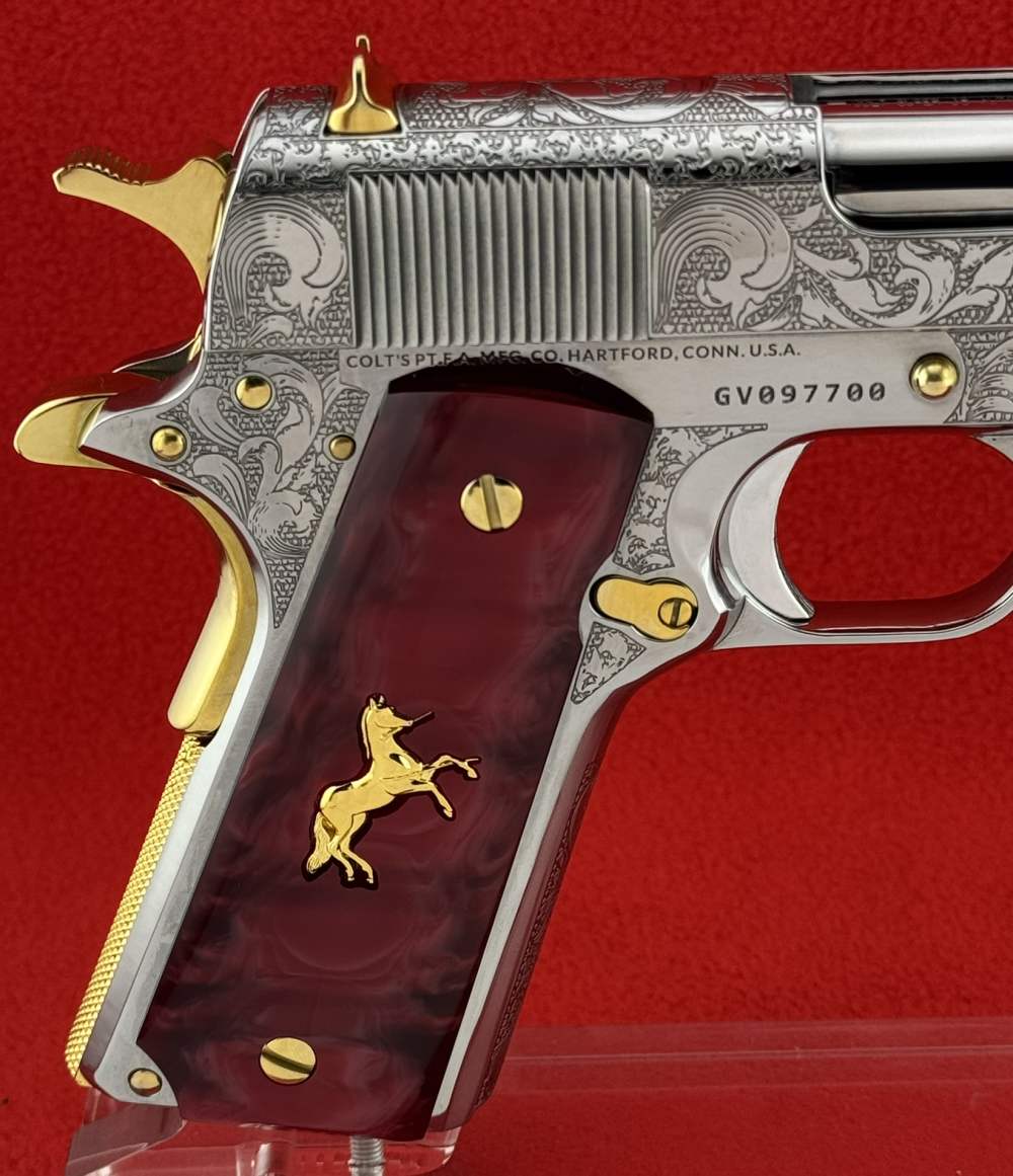 Colt 38Sup-Engraved scrolls w/Gold Highlights designed By RP-img-7
