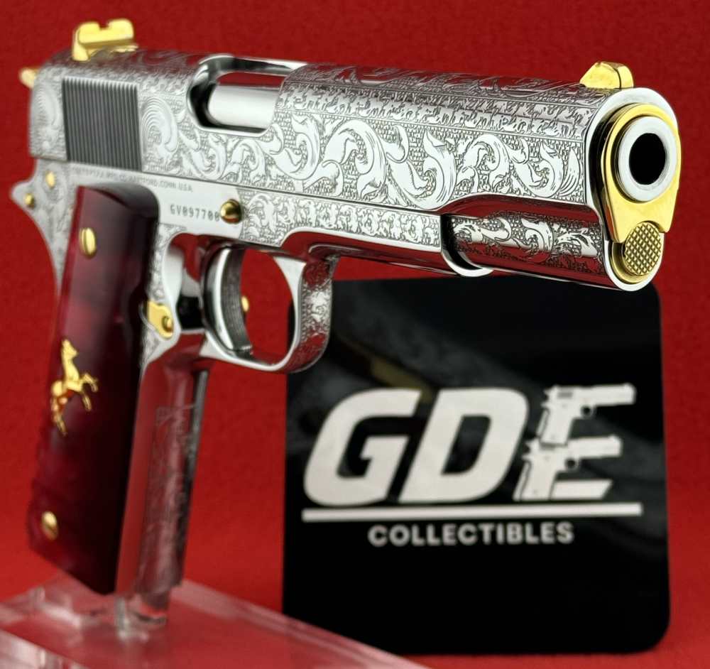 Colt 38Sup-Engraved scrolls w/Gold Highlights designed By RP-img-0