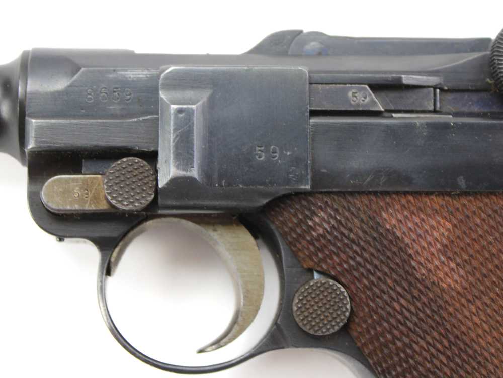 German Luger P08 DWM 9MM WWI w/Leather Holster + 2 Mags WWII WW2-img-7