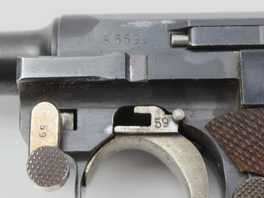 German Luger P08 DWM 9MM WWI w/Leather Holster + 2 Mags WWII WW2-img-15