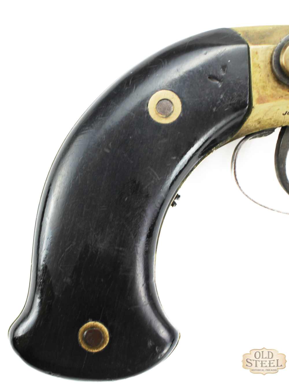 Josiah Phillips Single Shot .40 Cal Antique Percussion Pistol -img-2