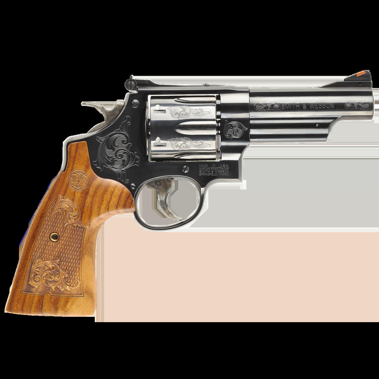 Smith & Wesson Classic 29 Engraved Blk 44Mag 4" 6Rd Da Sa-img-1