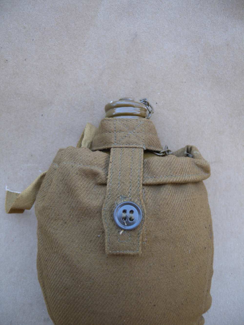 USSR Soviet Army Aluminum Flask (0.8 L -0.2 gal) with Markings -img-1