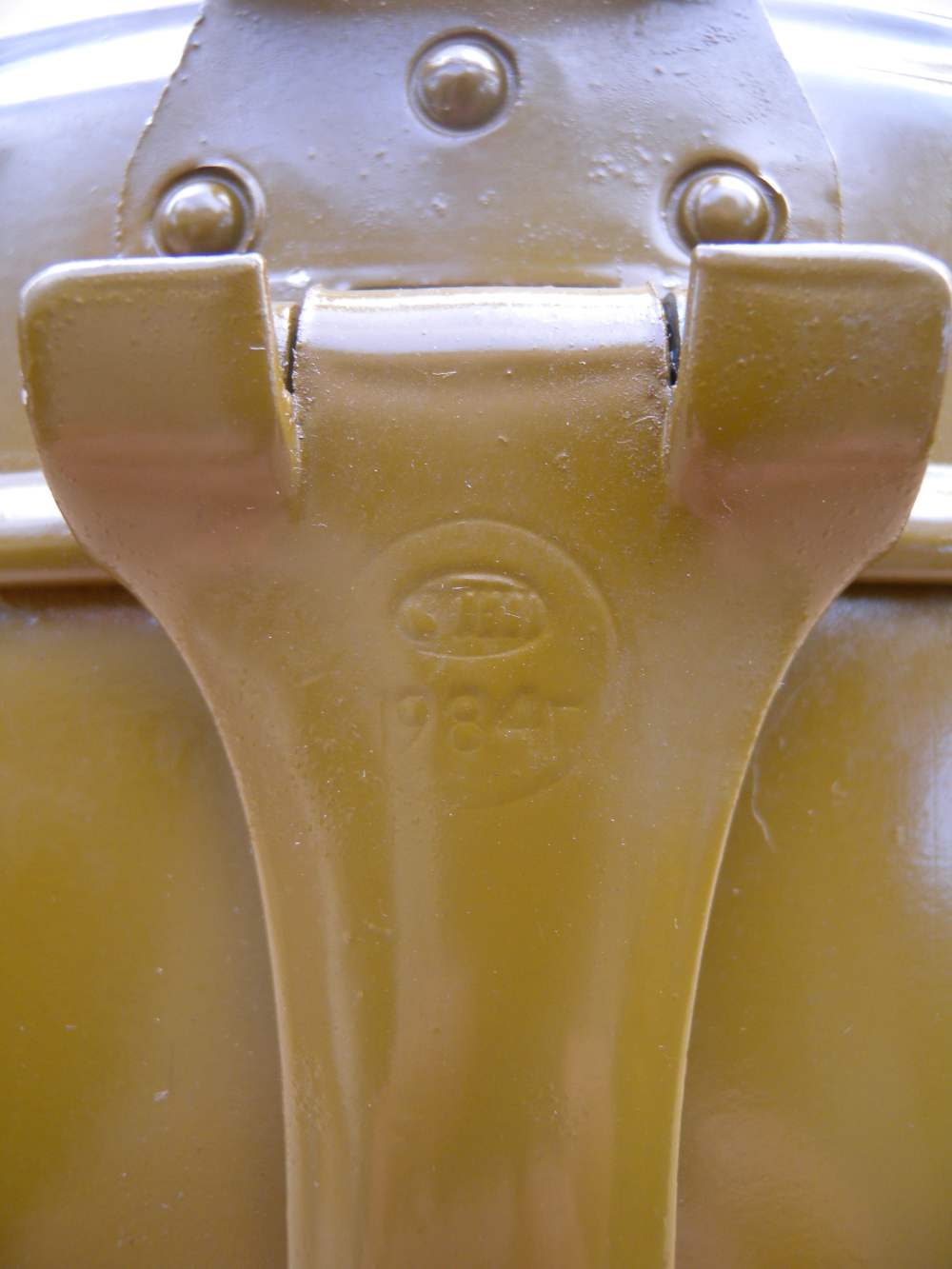 USSR Soviet Army Aluminum Flask (0.8 L -0.2 gal) with Markings -1984-img-1