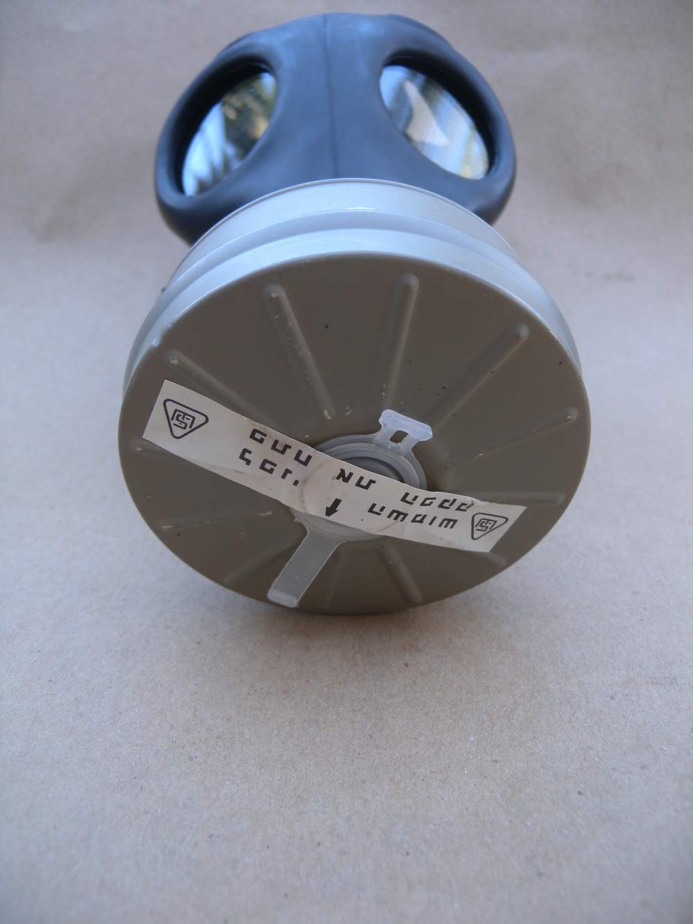 Israeli 4A1 NBC Gas Mask with 40 mm Type 80 Filter and Hydration Tube-img-5