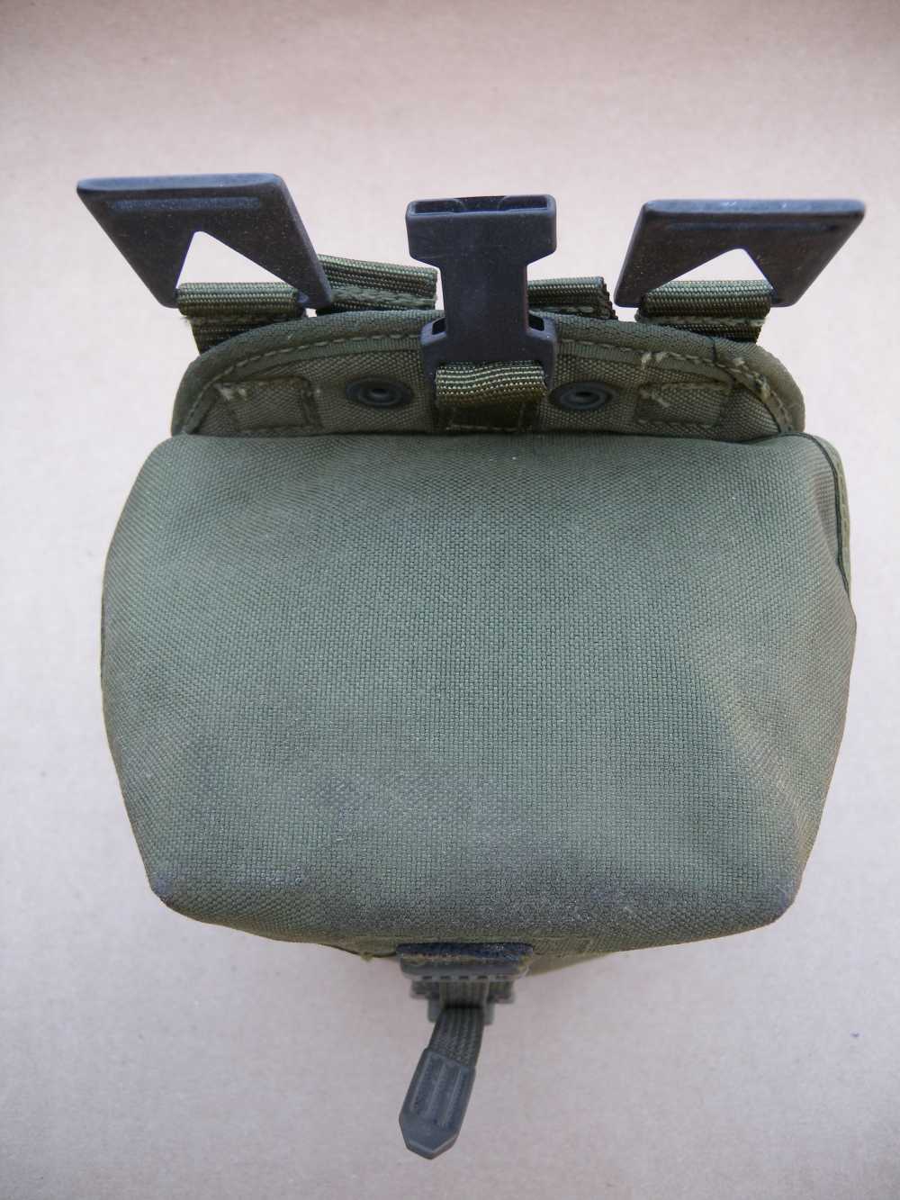 1990's PLC Webbing Graded British Olive Green PLCE Utility Pouch-Excellent -img-3