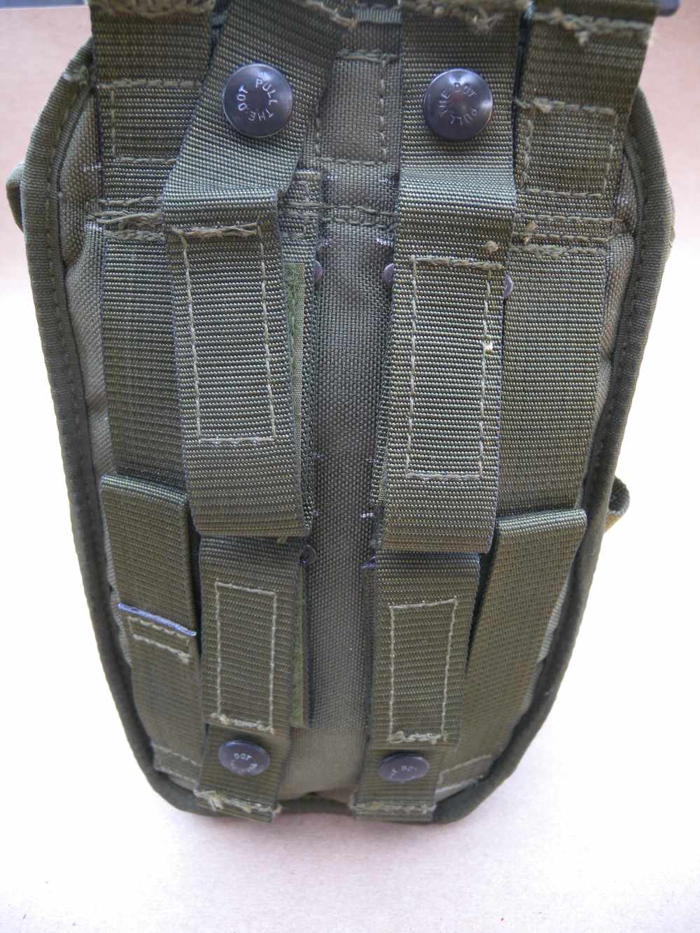 1990's PLC Webbing Graded British Olive Green PLCE Utility Pouch-Excellent -img-5