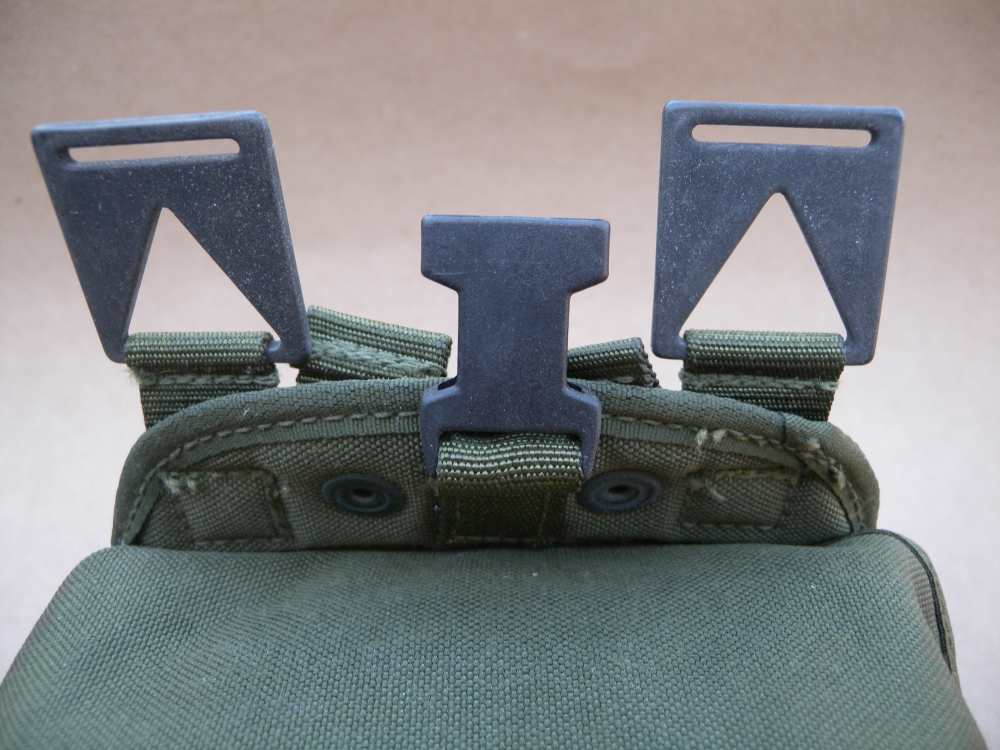 1990's PLC Webbing Graded British Olive Green PLCE Utility Pouch-Excellent -img-2