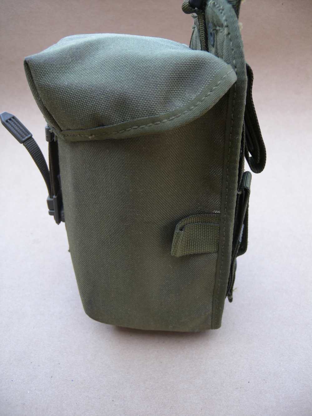 1990's PLC Webbing Graded British Olive Green PLCE Utility Pouch-Excellent -img-6