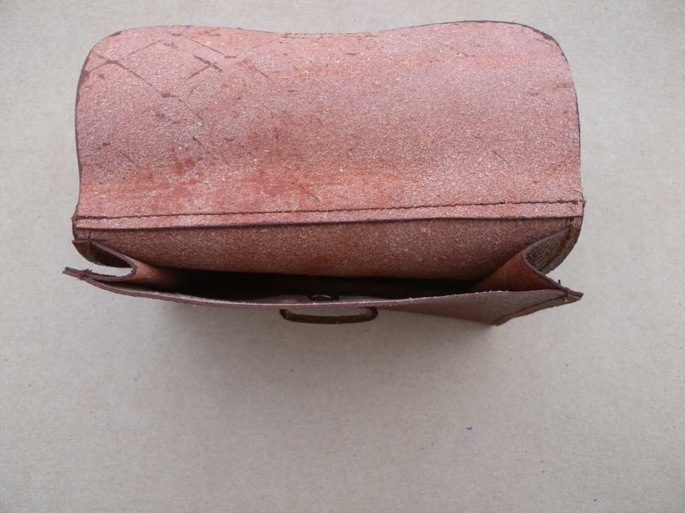WWII German Solbuch Wallet - Brown Leather-img-6