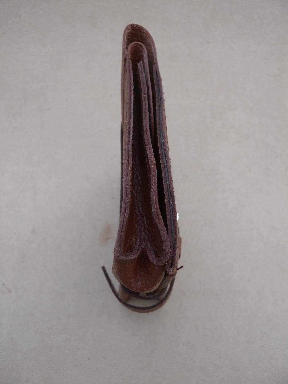 WWII German Solbuch Wallet - Brown Leather-img-3