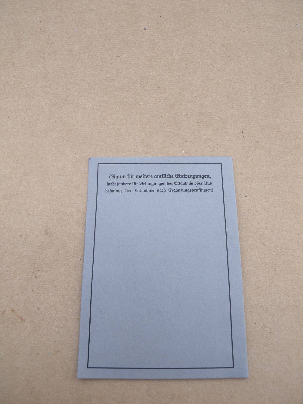WWII German Military Führerschein (driver's license)-img-1