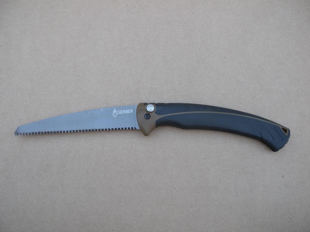 Gerber Myth Folding Saw Blade Length 6.75" SK-5 Carbon Steel Blade -img-1