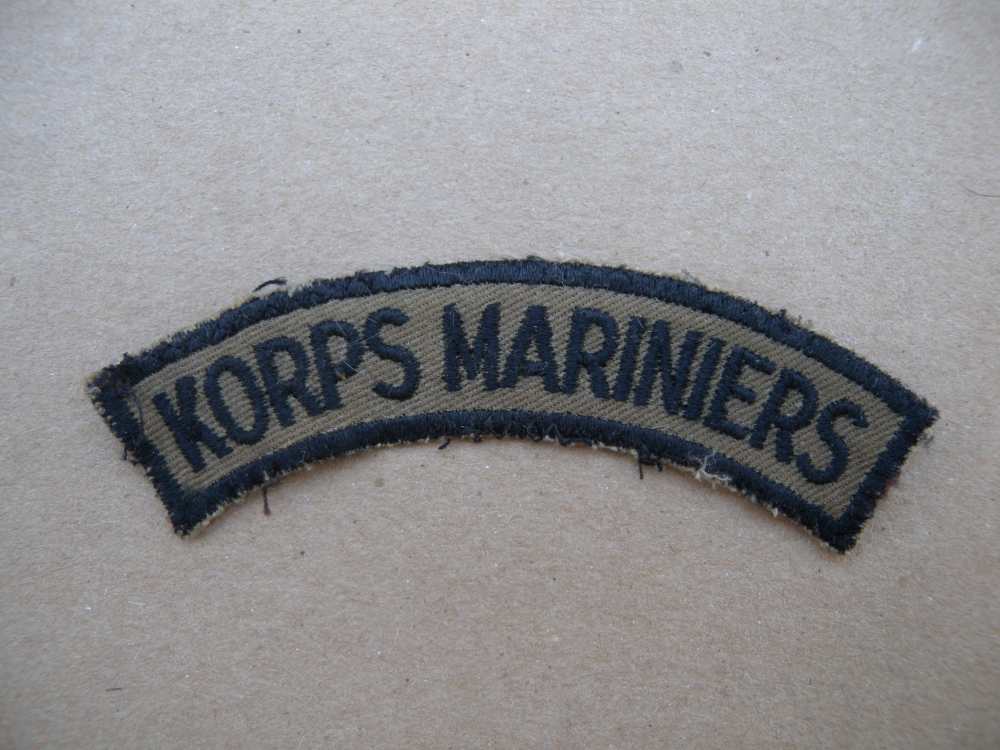Korps Mariniers (Dutch Marines), Vintage Shoulder Patch (Schouderembleem)-img-0