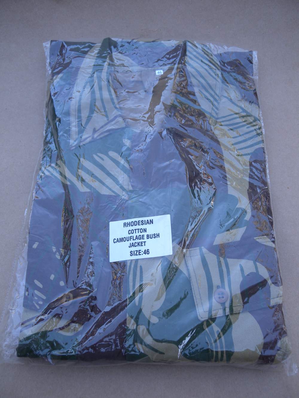 Rhodesian Security Forces Camo Bush (Combat Jacket) Jacket - Size 46-img-3