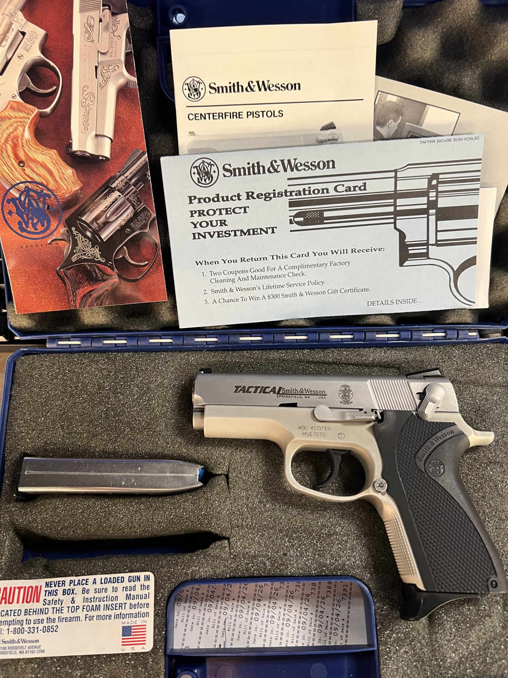 Smith & Wesson 4013 40 S&W 3" Stainless Pistol-img-0