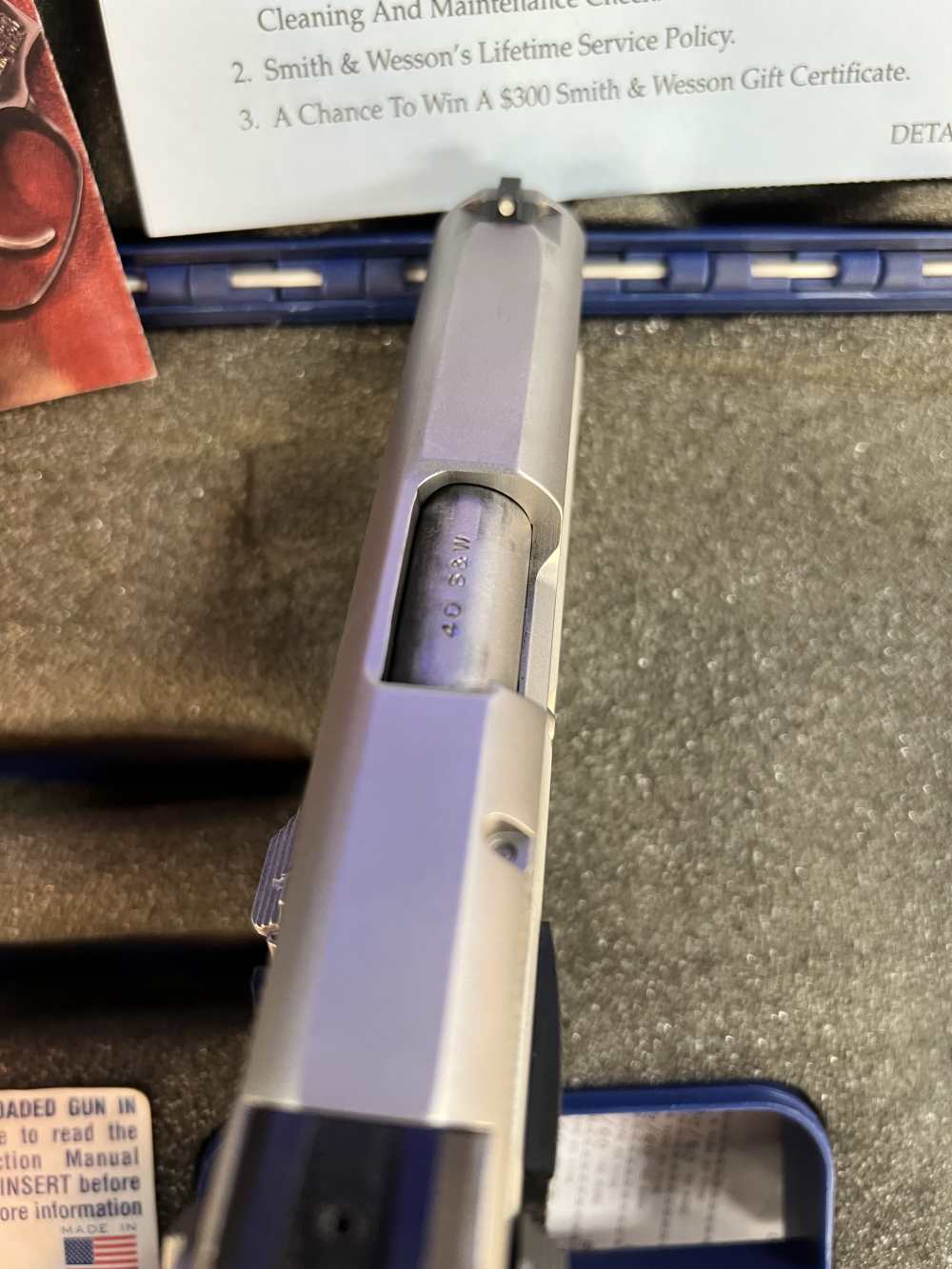 Smith & Wesson 4013 40 S&W 3" Stainless Pistol-img-9