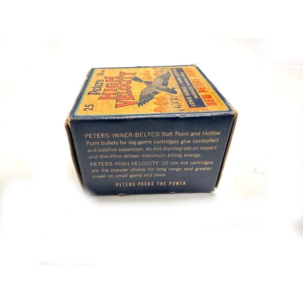 PETERS HIGH VELOCITY 16 GA AMMO BOX ONLY – COLLECTIBLE-img-2