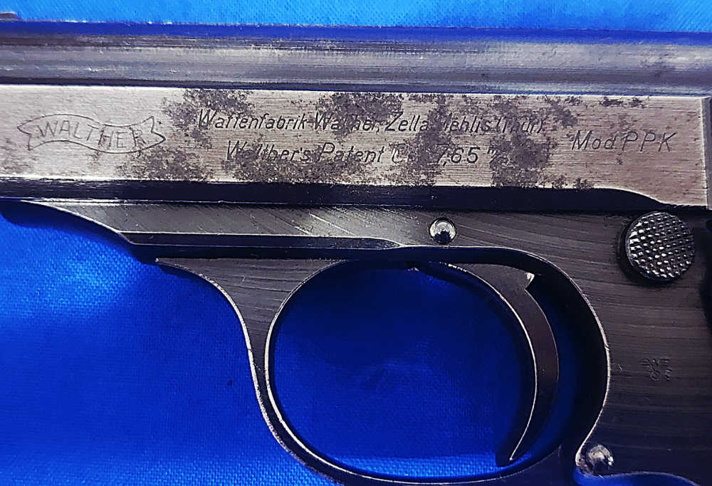 1942 WARTIME WALTHER PPK .32 ACP, 3.25" K-SUFFIX! WAR SURVIVOR! C&R OK!-img-4