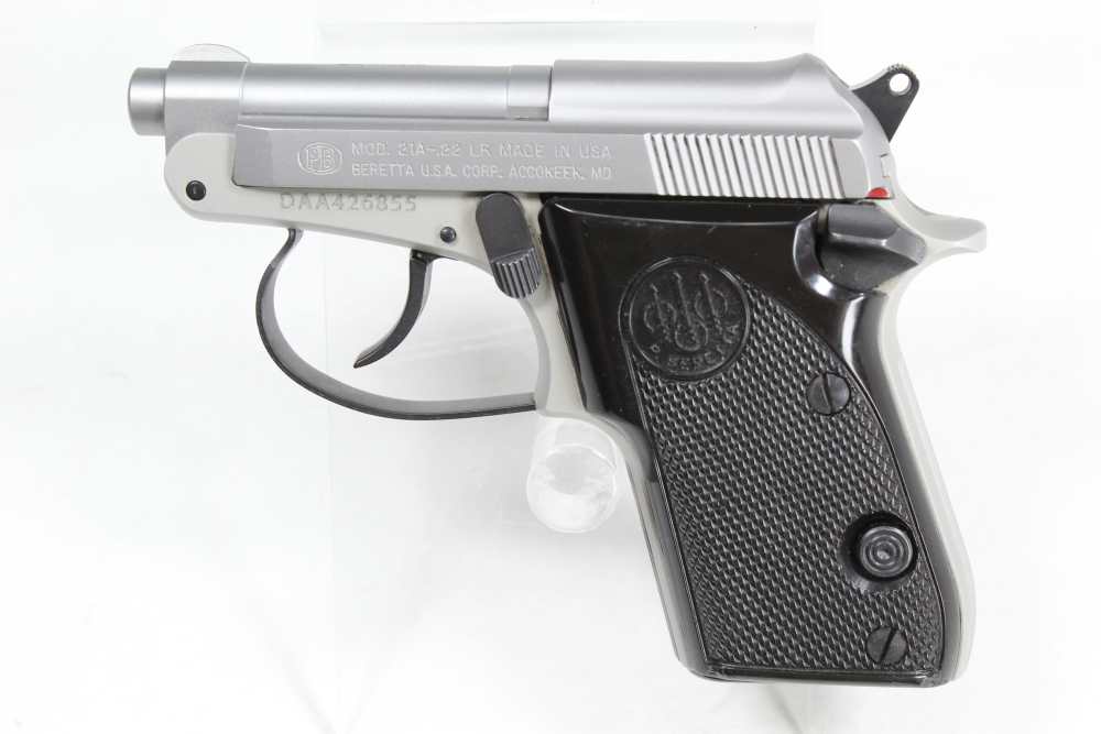 Beretta 21A Bobcat Inox .22 Long Rifle Pocket Carry Pistol Tilting Barrel-img-1