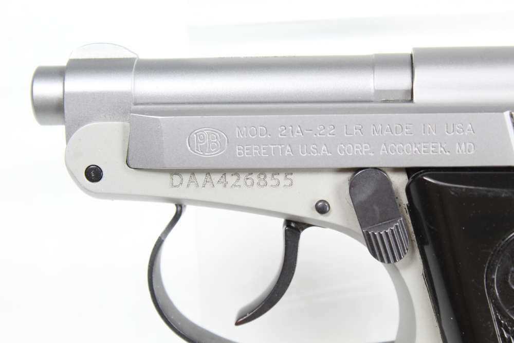 Beretta 21A Bobcat Inox .22 Long Rifle Pocket Carry Pistol Tilting Barrel-img-8