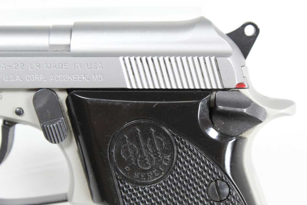 Beretta 21A Bobcat Inox .22 Long Rifle Pocket Carry Pistol Tilting Barrel-img-10