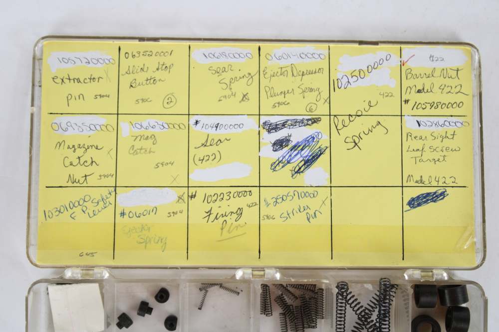 SMITH & WESSON SEMI-AUTO PISTOL PARTS LOT – 6906 5906 4506 422 – 133 PCS-img-8