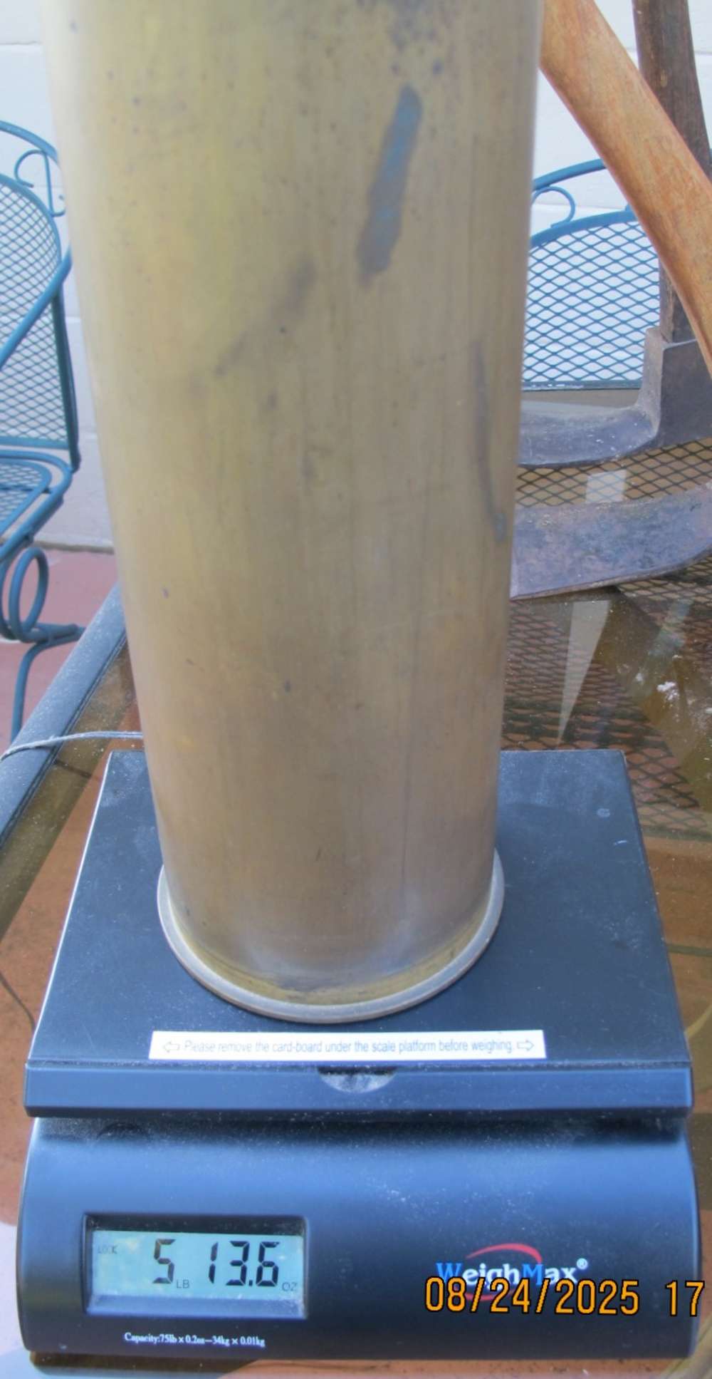 105 MM Casing Marked USAF Only-img-0