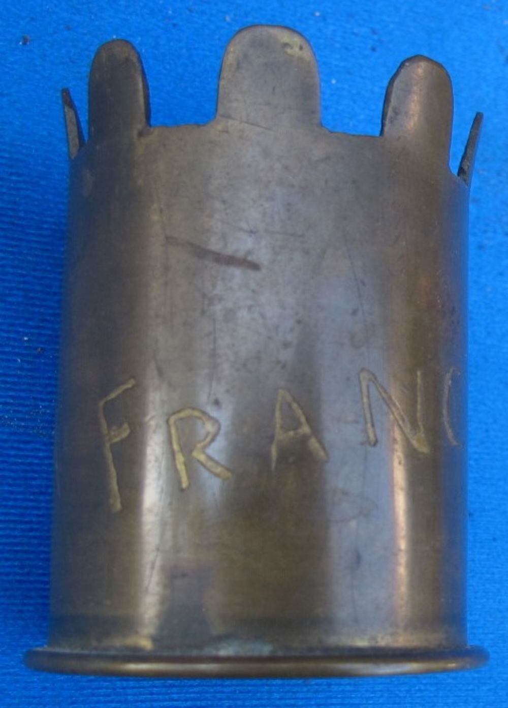 World War One US / French 37MM Hotchkiss Casing Trench Art-img-1