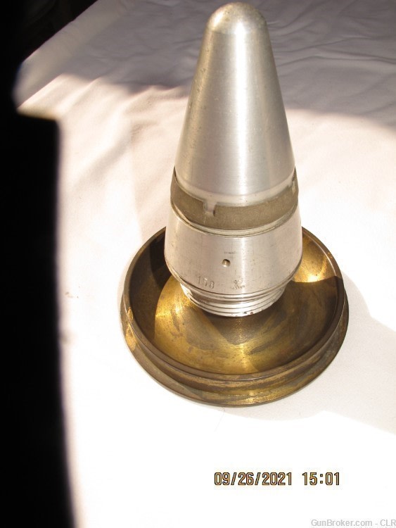 WWII Trench Art Ashtray made from German M88 Shell-img-3