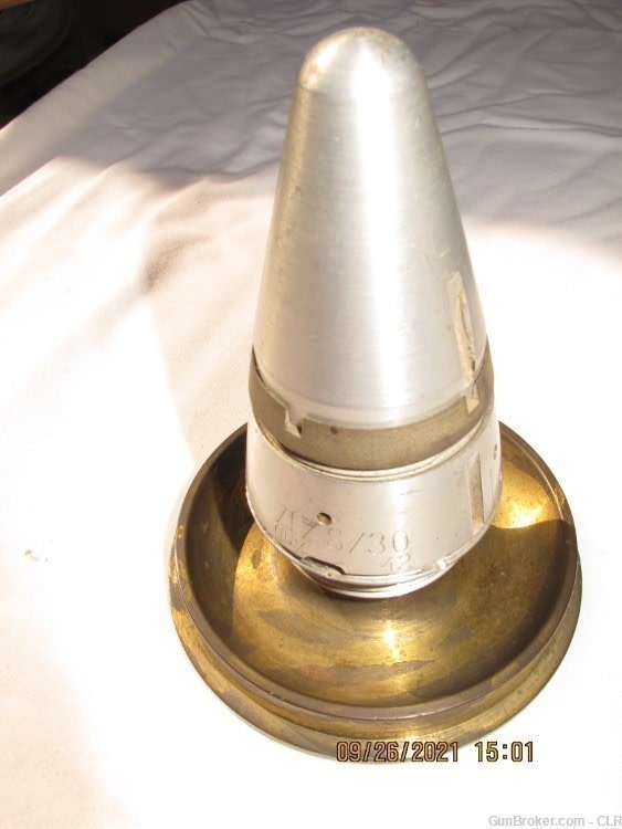 WWII Trench Art Ashtray made from German M88 Shell-img-4