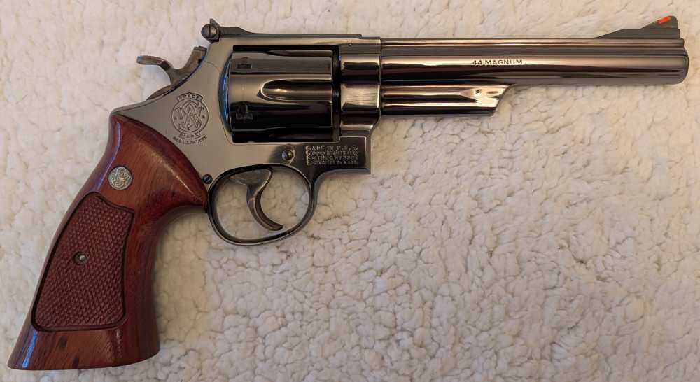 Pre-Lock S&W Model 29-2 .44 Mag (1975-1976) – Pinned & Recessed – Cased w/ -img-0