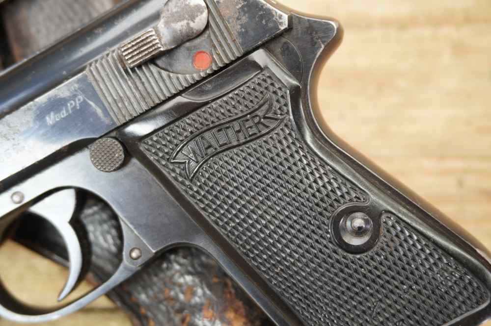 Walther PP early WWII commercial w/holster 7.65mm German C&R nice -img-13