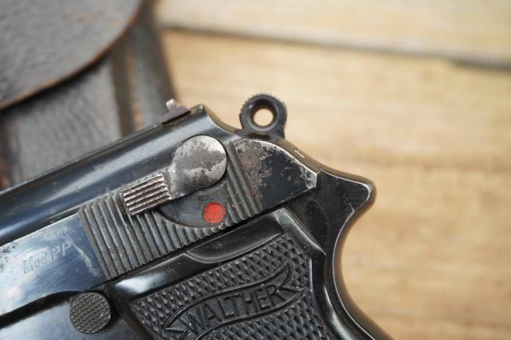 Walther PP early WWII commercial w/holster 7.65mm German C&R nice -img-14