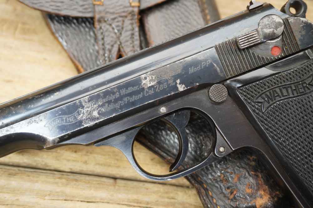 Walther PP early WWII commercial w/holster 7.65mm German C&R nice -img-19