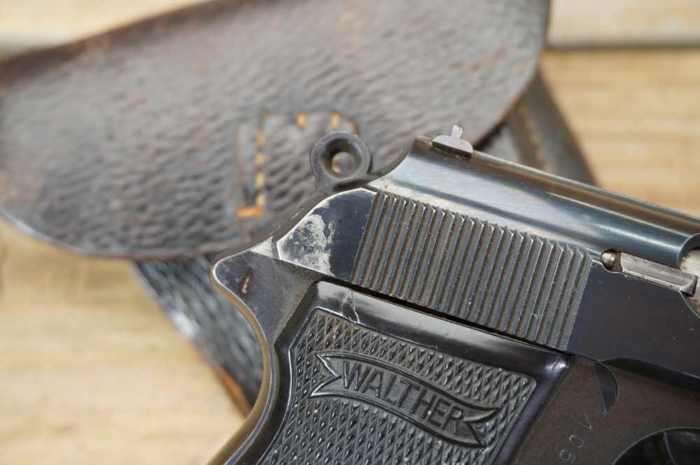 Walther PP early WWII commercial w/holster 7.65mm German C&R nice -img-3