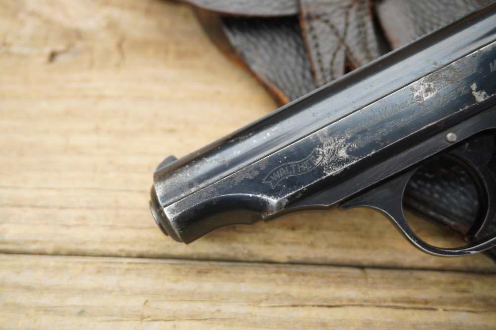 Walther PP early WWII commercial w/holster 7.65mm German C&R nice -img-21