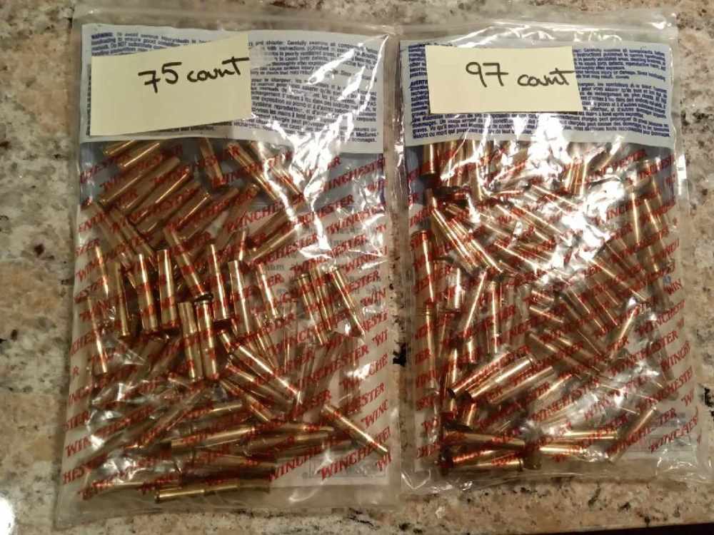172ct Winchester .22 Hornet Brass Cartridges -img-2