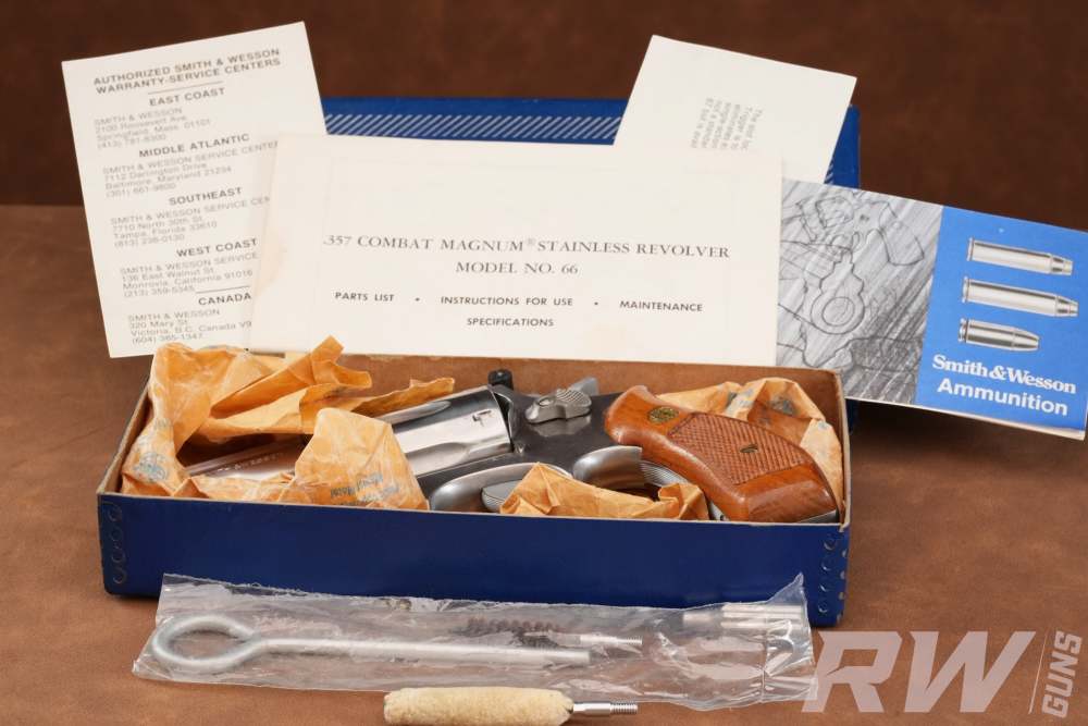 S&W Model 66-1 Combat Magnum .357 2.5" P&R 1981 Matching Box-img-24