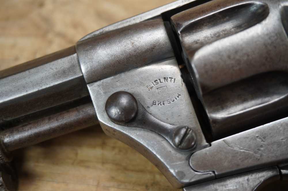 Italian Model 1874 Glisenti ANTIQUE Brescia Army Revolver scarce Italy-img-18