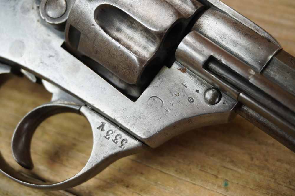 Italian Model 1874 Glisenti ANTIQUE Brescia Army Revolver scarce Italy-img-7