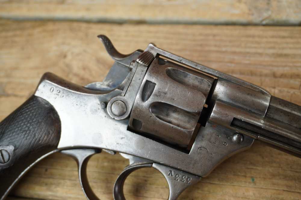 Italian Model 1874 Glisenti ANTIQUE Brescia Army Revolver scarce Italy-img-5