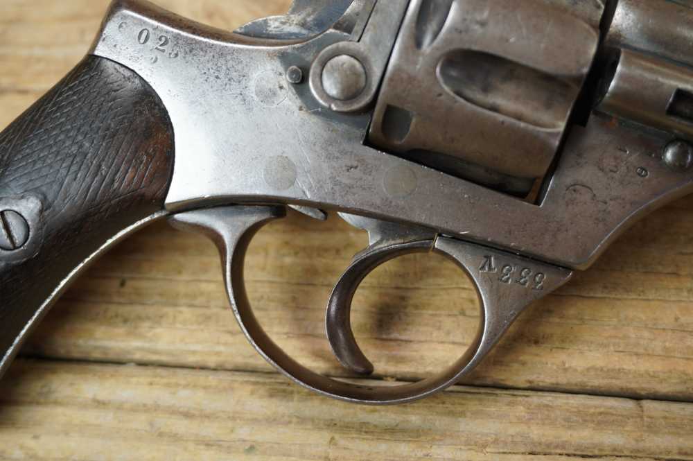 Italian Model 1874 Glisenti ANTIQUE Brescia Army Revolver scarce Italy-img-4