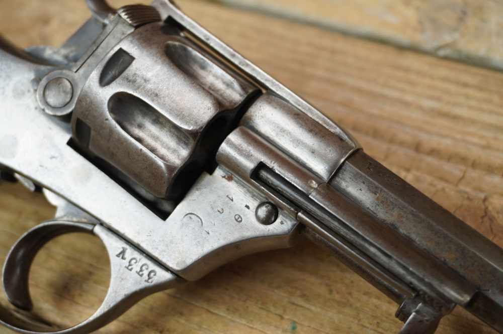 Italian Model 1874 Glisenti ANTIQUE Brescia Army Revolver scarce Italy-img-8