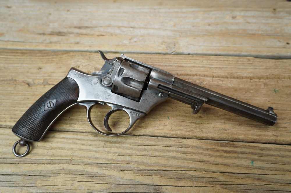 Italian Model 1874 Glisenti ANTIQUE Brescia Army Revolver scarce Italy-img-0
