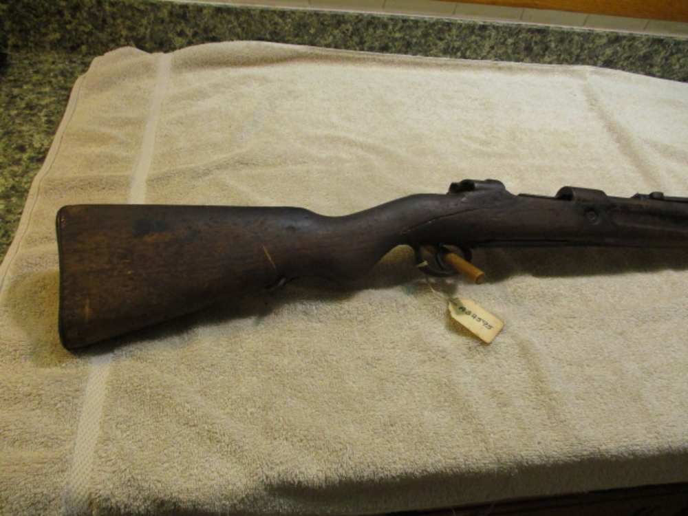 German Mauser K98 Type WWII Vintage Banner Mauser -img-1
