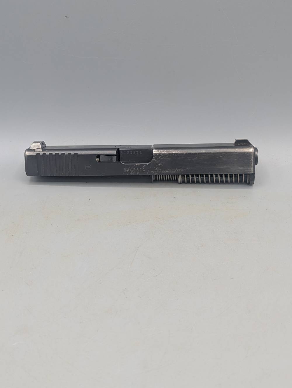 Glock Model 17 Gen 4 Complete Slide-9MM-Austrian Made-White Outline Sight-img-2